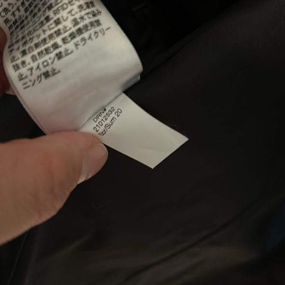 Eddie Bauer black travel raincoat jacket black medium - Picture 13 of 16